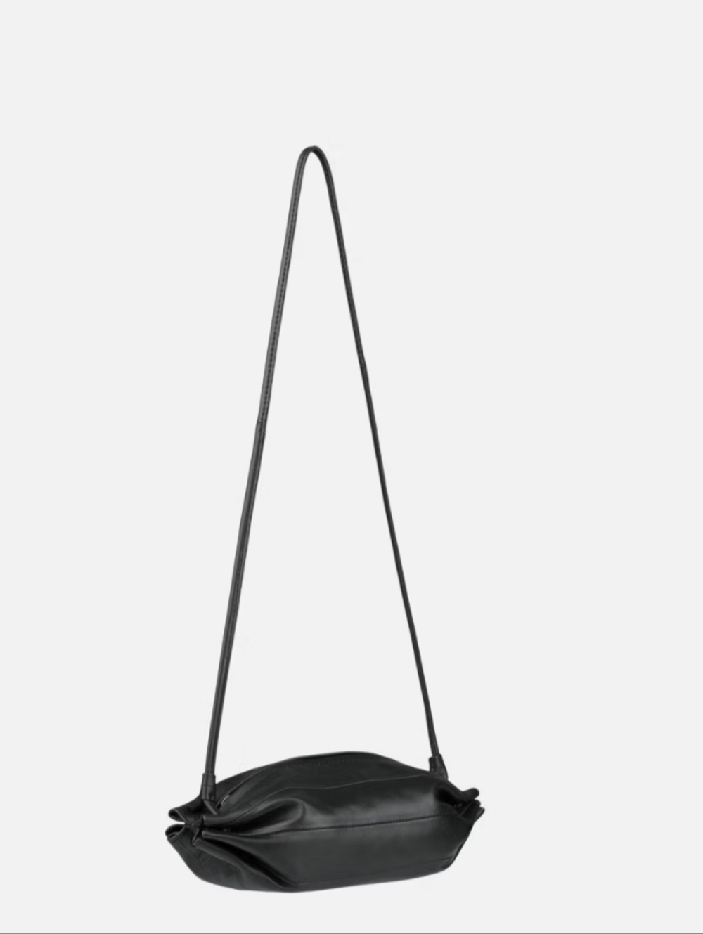 Marimekko Black and Cream Shoulder Bag with Slim Strap - Picture 4 of 8